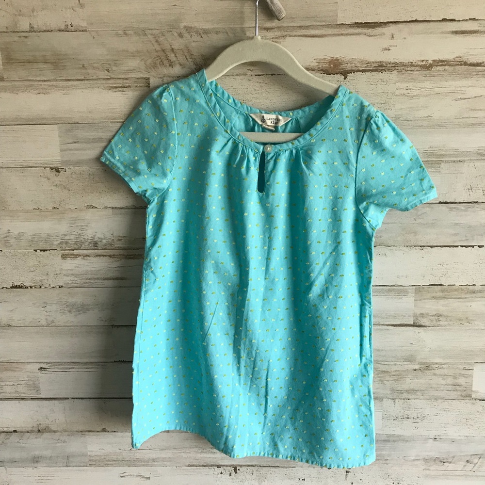 Lands End little girls shirt size 6 *great cond.